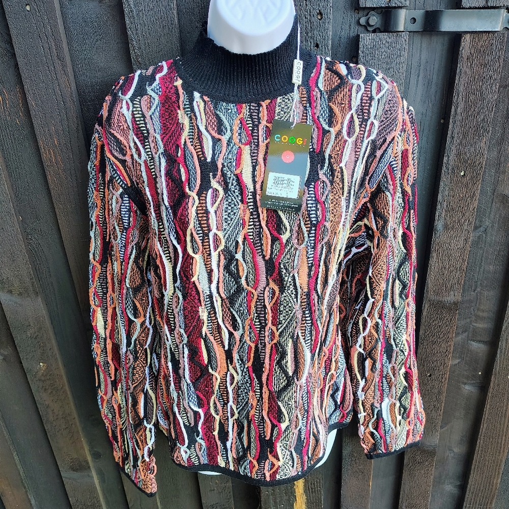 Women's COOGI Mock Neck Sweater